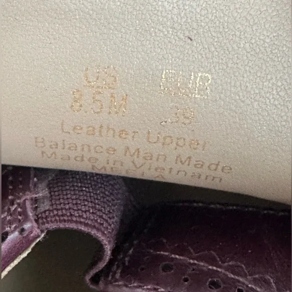 Sam Edelman Women's Meela Leather Platform Loafers Color: Deep Garnet 
Size 8.5 - Picture 7 of 7